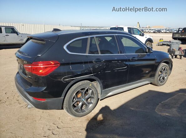 WBXHT3C39G5E51433 2016 BMW X1 Black Հետևի աջ
