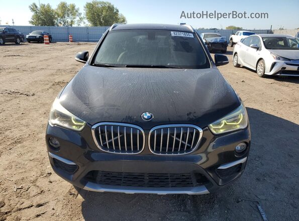 WBXHT3C39G5E51433 2016 BMW X1 Black Դիմացի տեսք