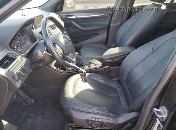 WBXHT3C39G5E51433 2016 BMW X1 Black Սալոնի դիմացի տեսք
