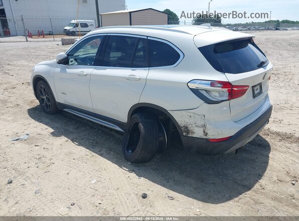 WBXHT3C39G5E52551 2016 BMW X1 Белый Задняя левая четверть