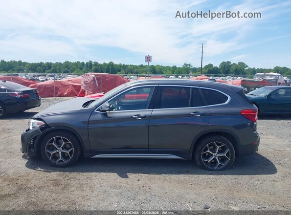 WBXHT3C39G5E52761 2016 BMW X1 Gray Սալոնի 360 աստիճան տեսք