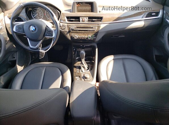 WBXHT3C39G5E54414 2016 BMW X1 Charcoal Առջևի վահանակի տեսք