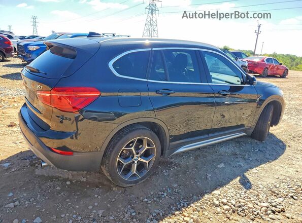 WBXHT3C39H5F67894 2017 BMW X1 Black Rear right