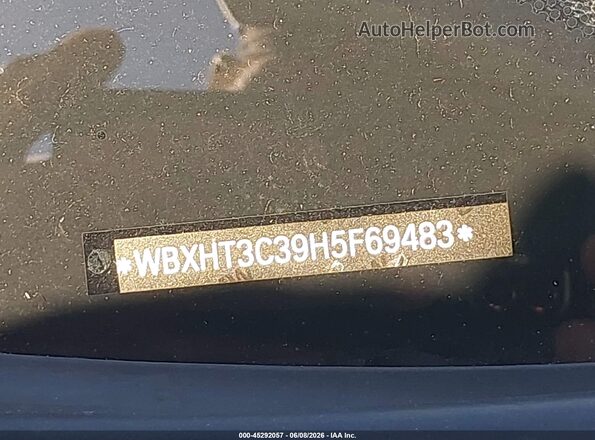WBXHT3C39H5F69483 2017 BMW X1 Серебряный 