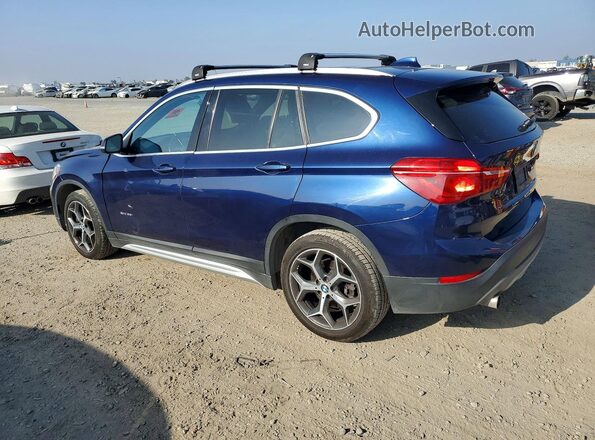 WBXHT3C3XJ5K24918 2018 BMW X1 Blue Tył lewy