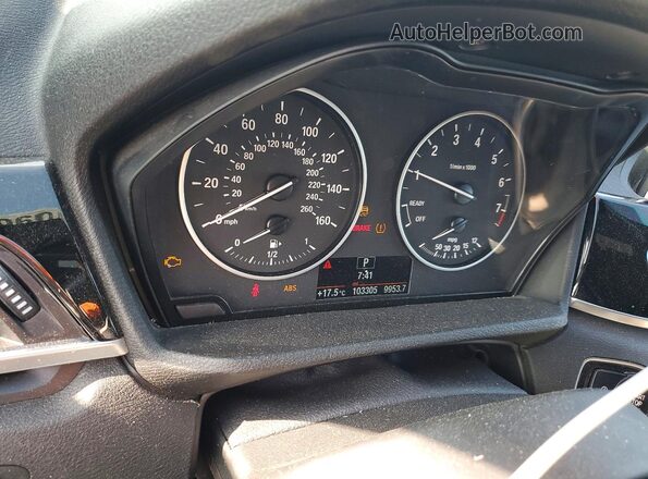 WBXHT3C3XJ5K24918 2018 BMW X1 Blue Widok zestawu wskaźników
