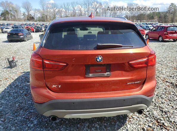 WBXHT3C52K5L91244 2019 BMW X1 Orange Вид ззаду