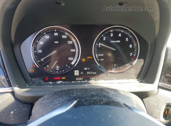 WBXHT3C52K5L91244 2019 BMW X1 Orange Вид щитка приладів