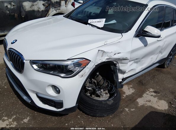 WBXHT3C59K5L37732 2019 BMW X1 White წინა ხედი