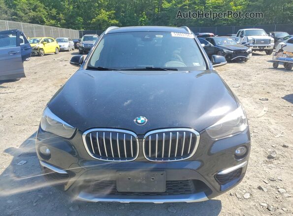 WBXHT3C59K5L38086 2019 BMW X1 Black Դիմացի տեսք