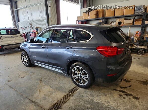 WBXHT3Z34G4A51521 2016 BMW X1 Charcoal Հետևի ձախ