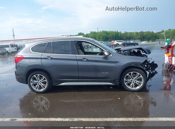 WBXHT3Z36G4A49608 2016 BMW X1 Gray Панорамний вид салону 360°