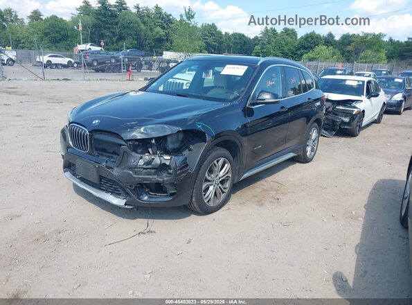 WBXHT3Z38H4A57002 2017 BMW X1 Black Przód lewy