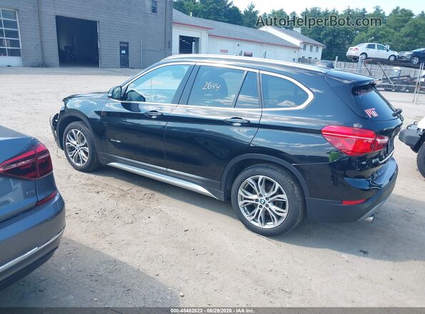 WBXHT3Z38H4A57002 2017 BMW X1 Black Tył lewy