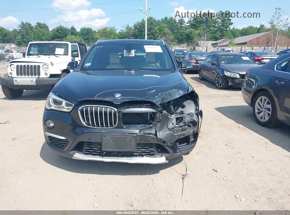 WBXHT3Z38H4A57002 2017 BMW X1 Black Widok zestawu wskaźników