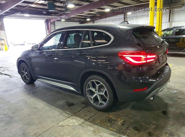 WBXHU7C31H5H36844 2017 BMW X1 Черный Задняя левая четверть