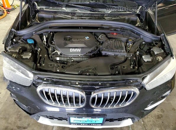 WBXHU7C31H5H36844 2017 BMW X1 Черный Вид задней части салона