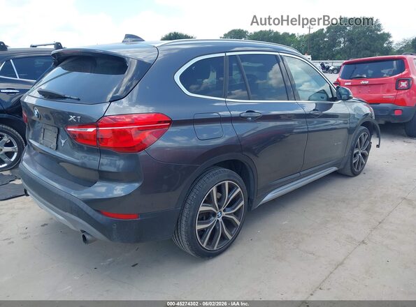 WBXHU7C31H5H37699 2017 BMW X1 Gray Հետևի աջ