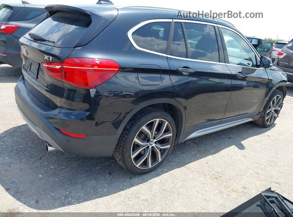 WBXHU7C33H5H37381 2017 BMW X1 Black Rear right