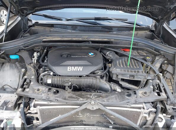 WBXHU7C33H5H37381 2017 BMW X1 Black Rear view