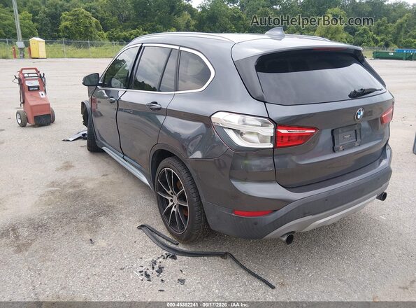 WBXHU7C35H5H34188 2017 BMW X1 Gray Հետևի ձախ