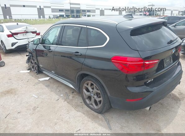 WBXHU7C37J5L05931 2018 BMW X1 Black Հետևի ձախ