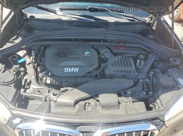 WBXHU7C38H5H37568 2017 BMW X1 Black Rear interior view