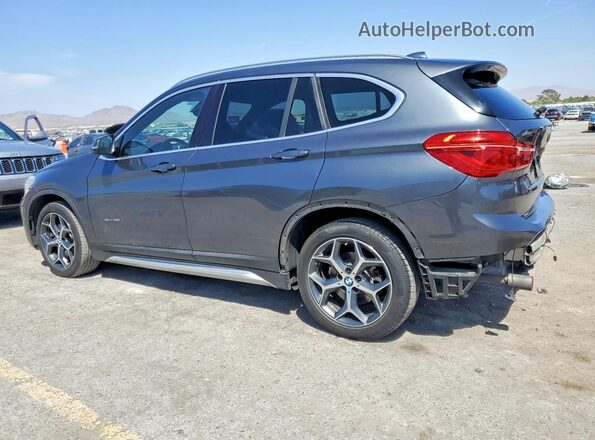 WBXHU7C39H5H34033 2017 BMW X1 Gray Հետևի ձախ