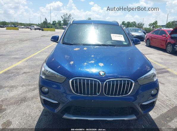 WBXHU7C39J5L08538 2018 BMW X1 Синий Вид спереди