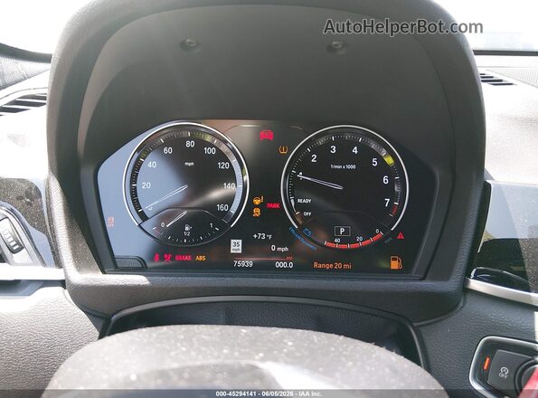 WBXHU7C58K3H46212 2019 BMW X1 White 