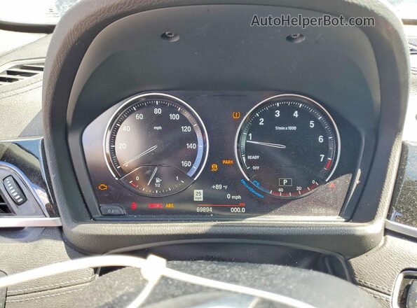 WBXJG7C00L5P29033 2020 BMW X1 Black ხელსაწყოთა პანელის ხედი