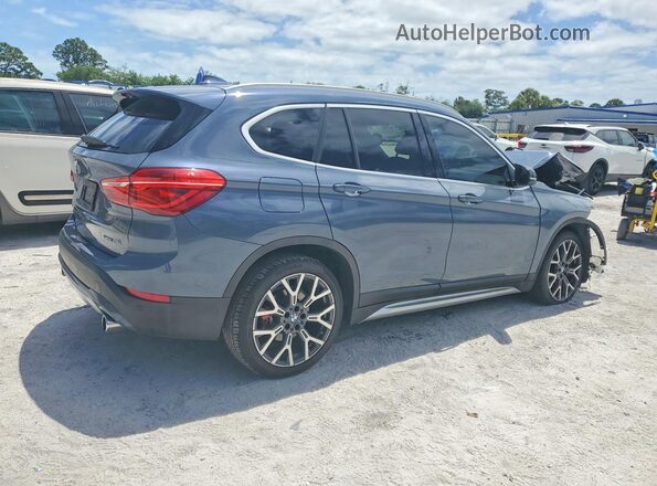 WBXJG7C06L5R36638 2020 BMW X1 Blue Հետևի աջ