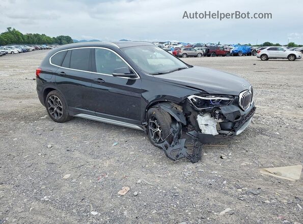 WBXJG7C06M5T42455 2021 BMW X1 Black Առջևի աջ