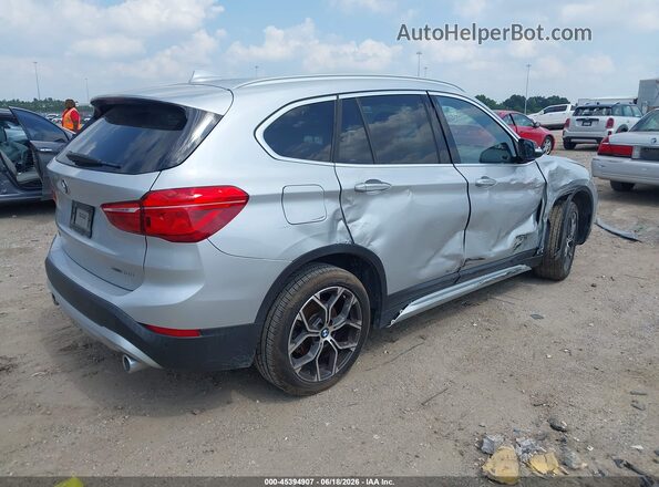 WBXJG7C08L5R93746 2020 BMW X1 Серебряный Задняя правая четверть