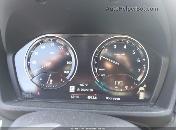 WBXJG7C09M5S53575 2021 BMW X1 Gray Հետևի նստատեղերի տեսք