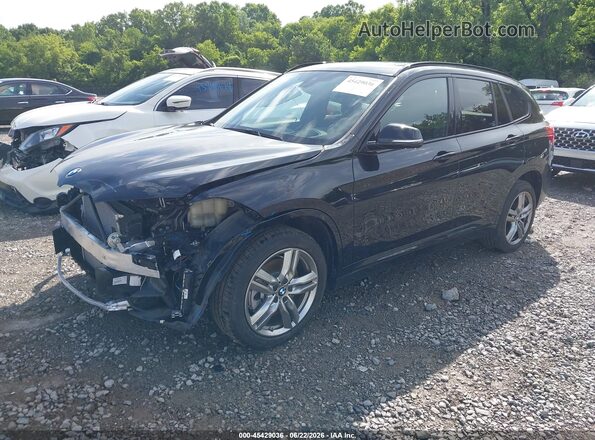 WBXJG9C01M5U39414 2021 BMW X1 Черный Передняя левая четверть