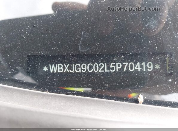WBXJG9C02L5P70419 2020 BMW X1 Серый Вид подкапотного пространства