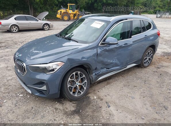 WBXJG9C02L5P70419 2020 BMW X1 Серый Передняя левая четверть