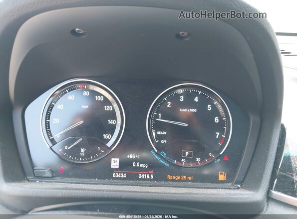 WBXJG9C07M5S06363 2021 BMW X1 Blue Հետևի նստատեղերի տեսք