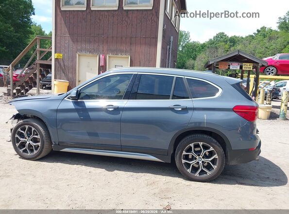 WBXJG9C07M5S06363 2021 BMW X1 Blue Սալոնի 360 աստիճան տեսք