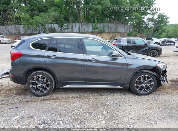 WBXJG9C08M5T87148 2021 BMW X1 Gray უკანა სალონის ხედი