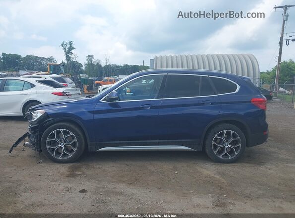 WBXJG9C09L5R97736 2020 BMW X1 Blue Панорамний вид салону 360°