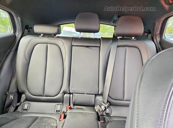 WBXYH9C05L5P15636 2020 BMW X2 Black უკანა სავარძლების ხედი