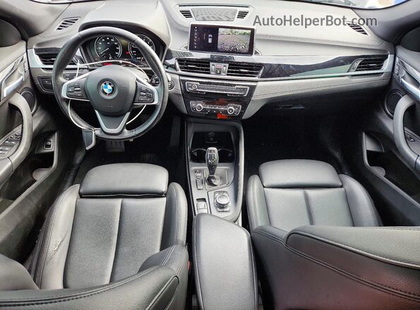 WBXYH9C05L5P15636 2020 BMW X2 Black წინა პანელის ხედი