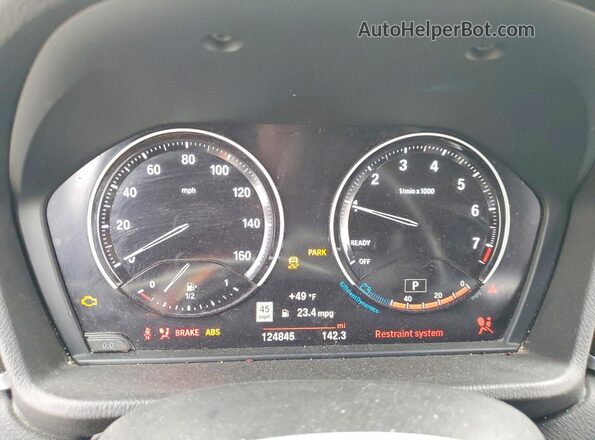 WBXYJ3C59KEP77150 2019 BMW X2 White Widok zestawu wskaźników