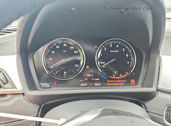 WBXYJ5C39JEF79129 2018 BMW X2 Black Սարքավորումների վահանակի տեսք