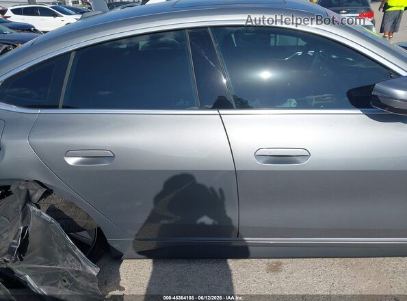 WBY23HD01SFV78762 2025 BMW I4 Gray Rear interior view