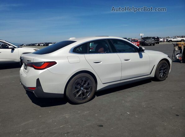 WBY23HD01SFV85131 2025 BMW I4 White უკანა მარჯვენა