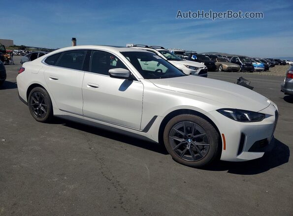 WBY23HD01SFV85131 2025 BMW I4 White წინა მარჯვენა