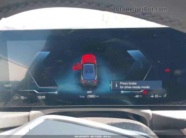 WBY23HD04SFT90477 2025 BMW I4 Black Вид задніх сидінь